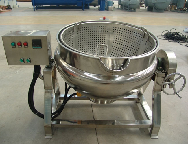 蒸汽帶篦子夾層鍋